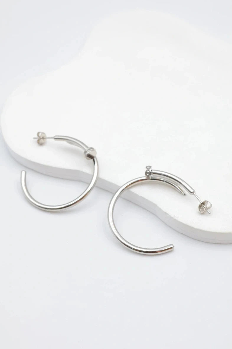 Boucles d’oreilles en acier inoxydable