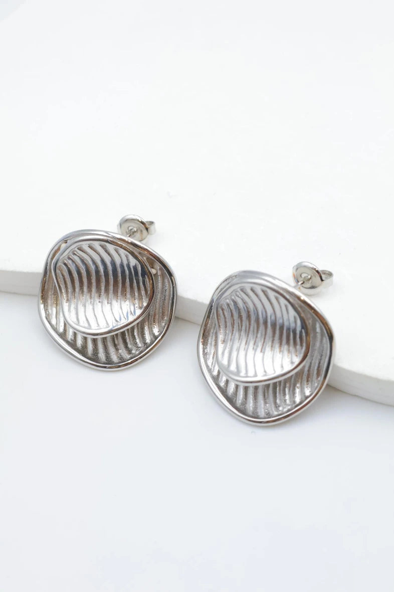 Boucles d’oreilles en acier inoxydable
