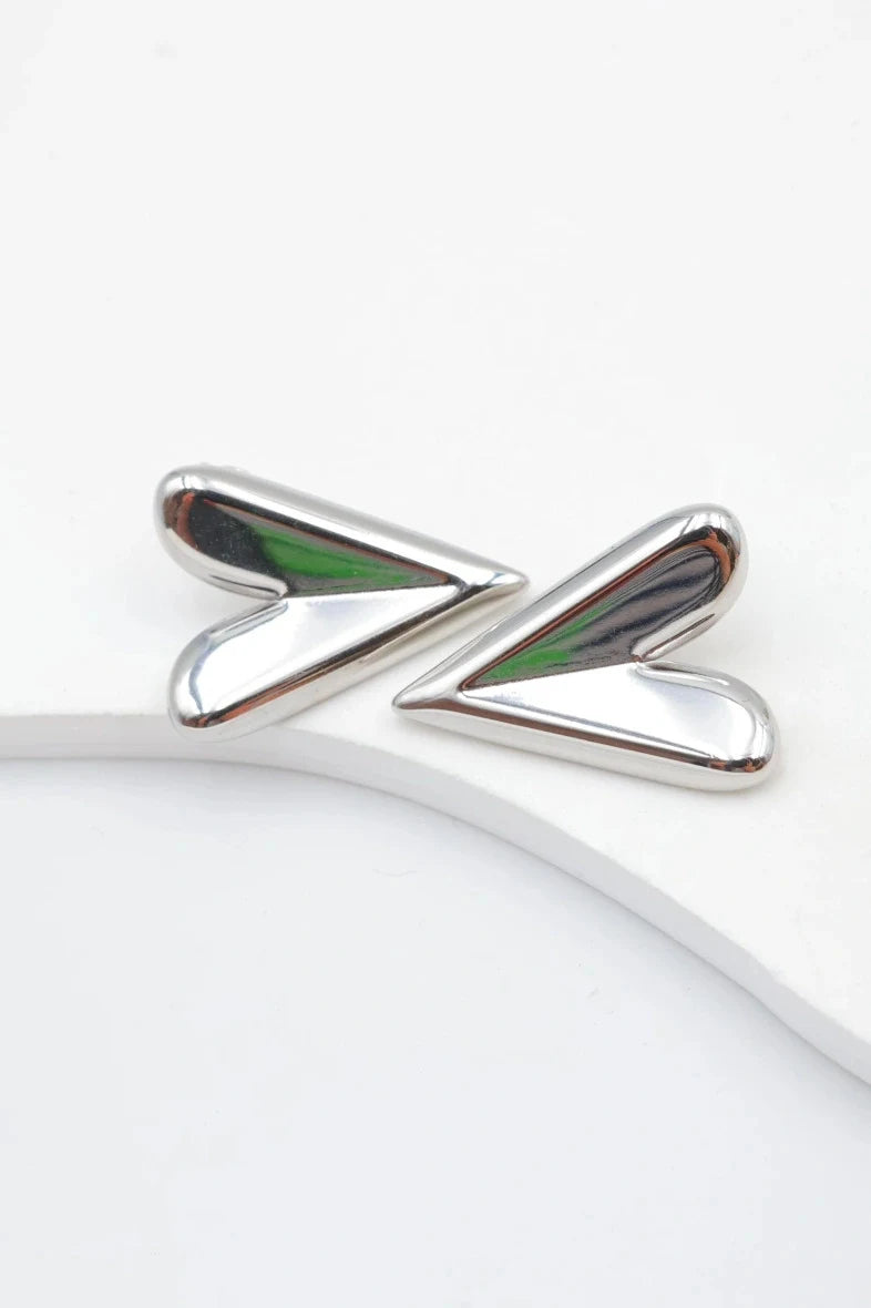 Boucles d’oreilles en acier inoxydable