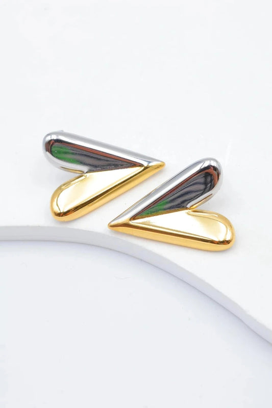 Boucles d’oreilles en acier inoxydable