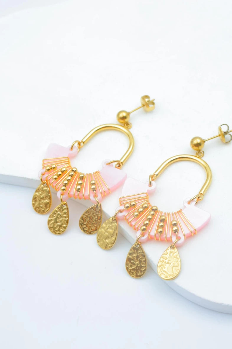 Boucles d’oreilles en acier inoxydable