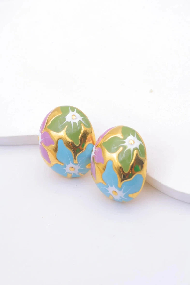 Boucles d’oreilles en acier inoxydable