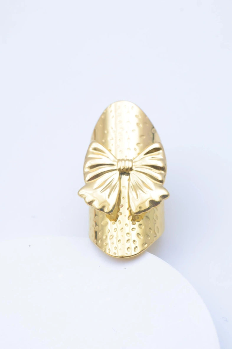 Bague en acier inoxydable ajustable - DORÉ