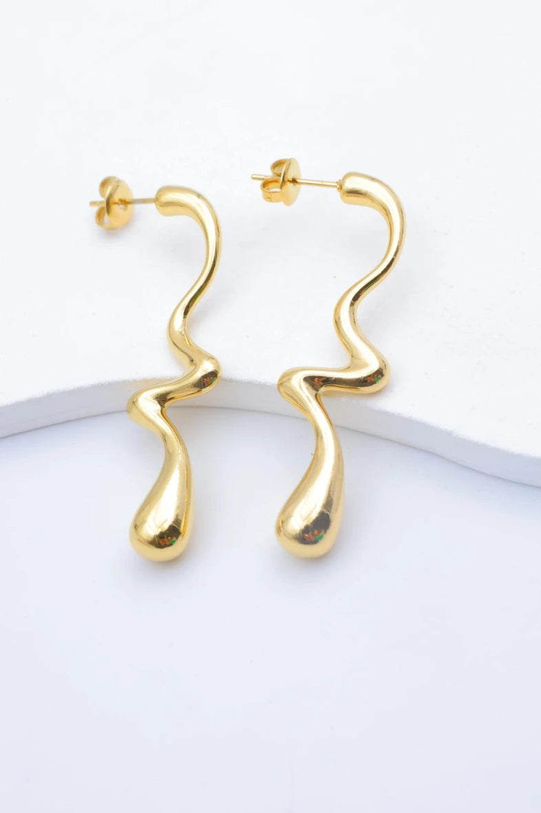 Boucles d’oreilles en acier inoxydable