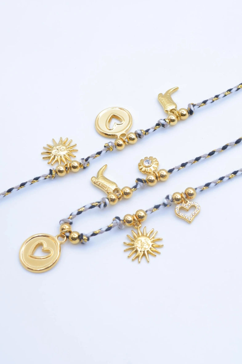 Parure de bijoux en acier inoxydable - NOIR