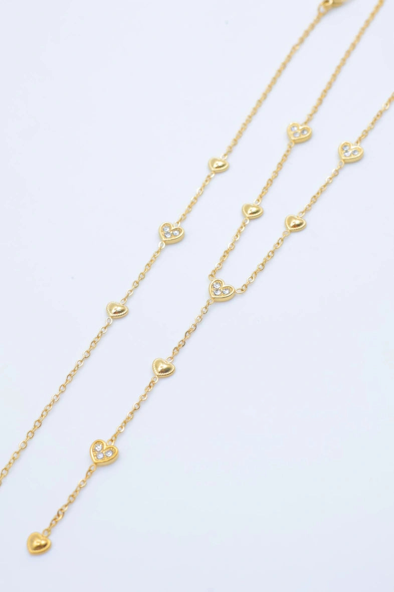 Parure de bijoux en acier inoxydable - DORÉ