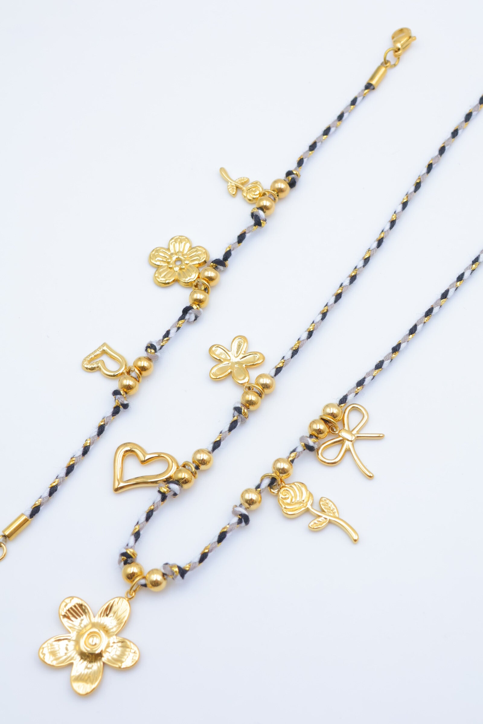 Parure de bijoux en acier inoxydable - NOIR