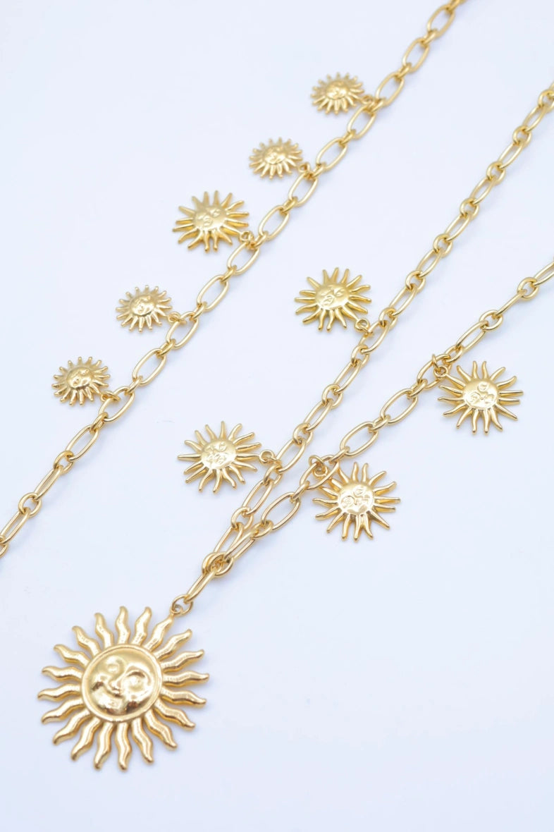 Parure de bijoux en acier inoxydable - DORÉ