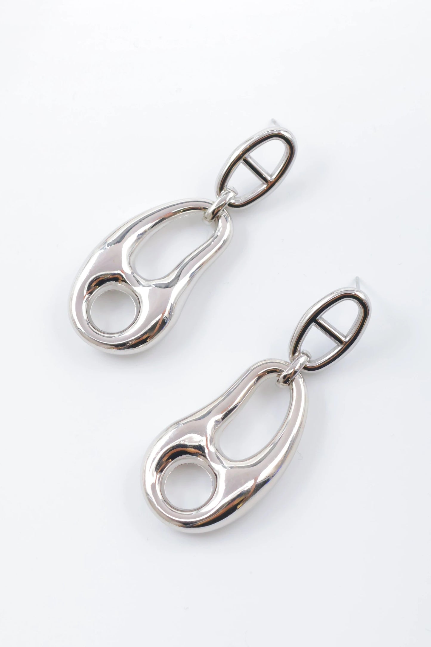 Boucles d’oreilles en acier inoxydable
