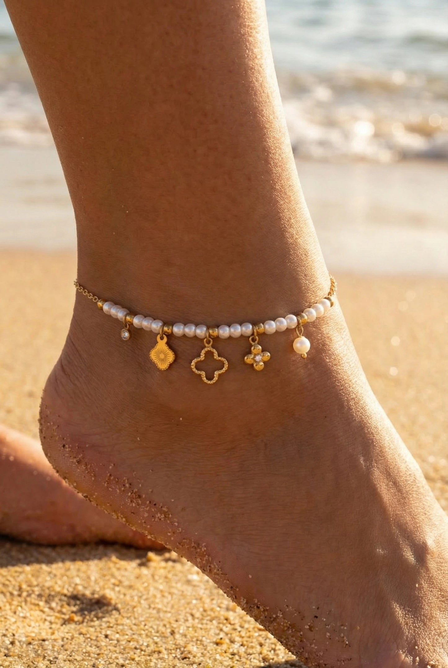 Chaînes de cheville en acier inoxydable