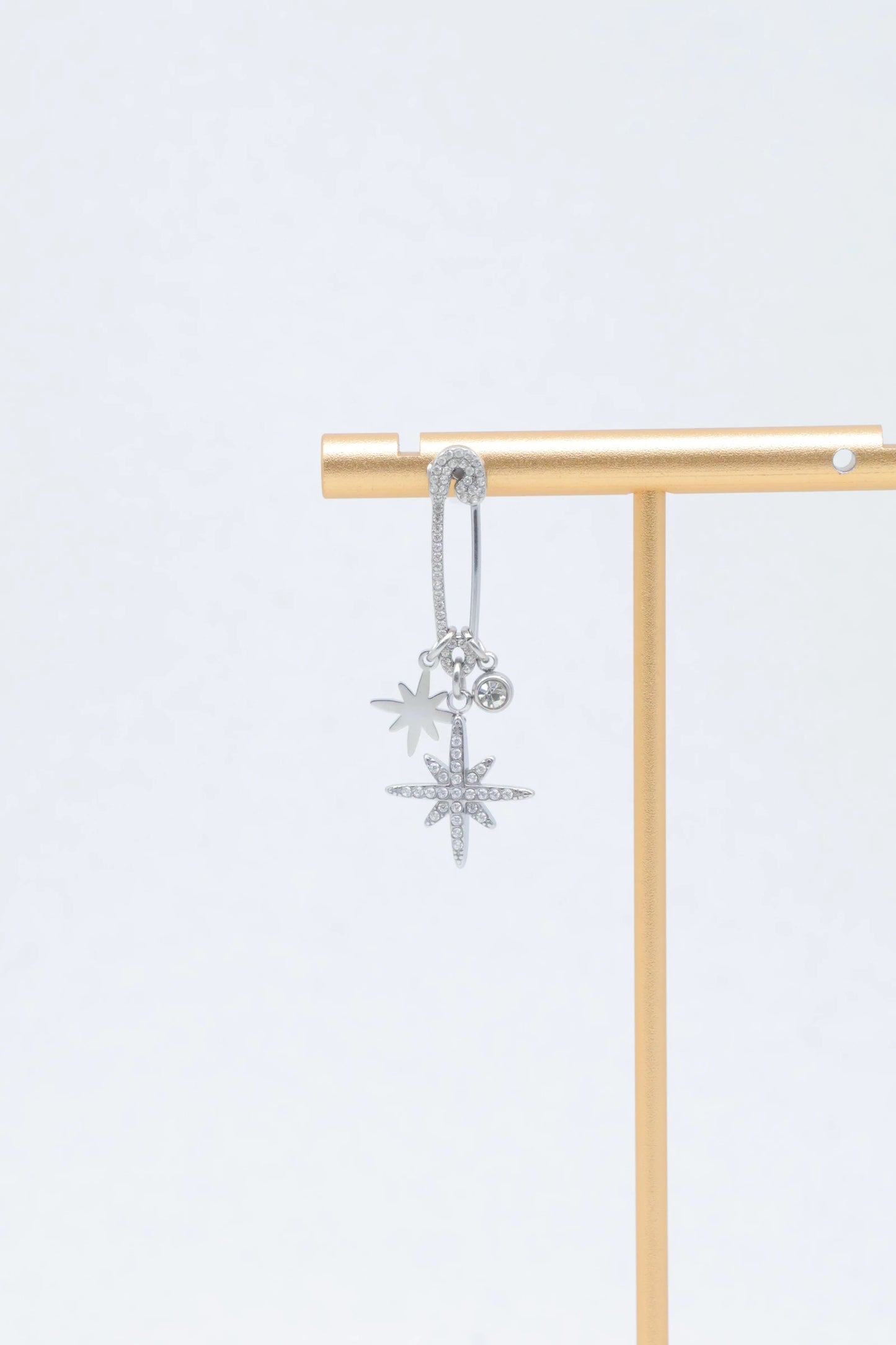 Boucles d’oreilles en acier inoxydable
