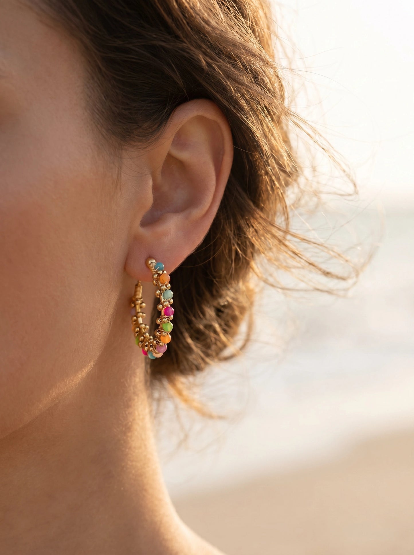 Boucles d’oreilles en acier inoxydable