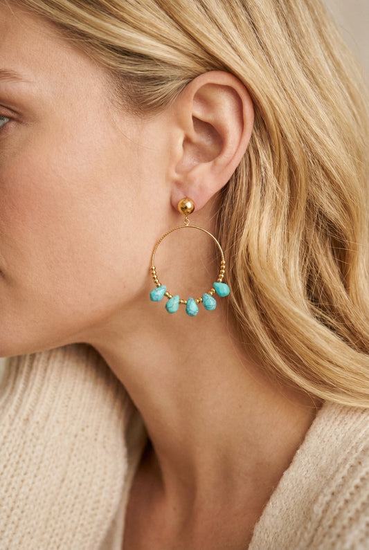 Boucles d’oreilles en acier inoxydable