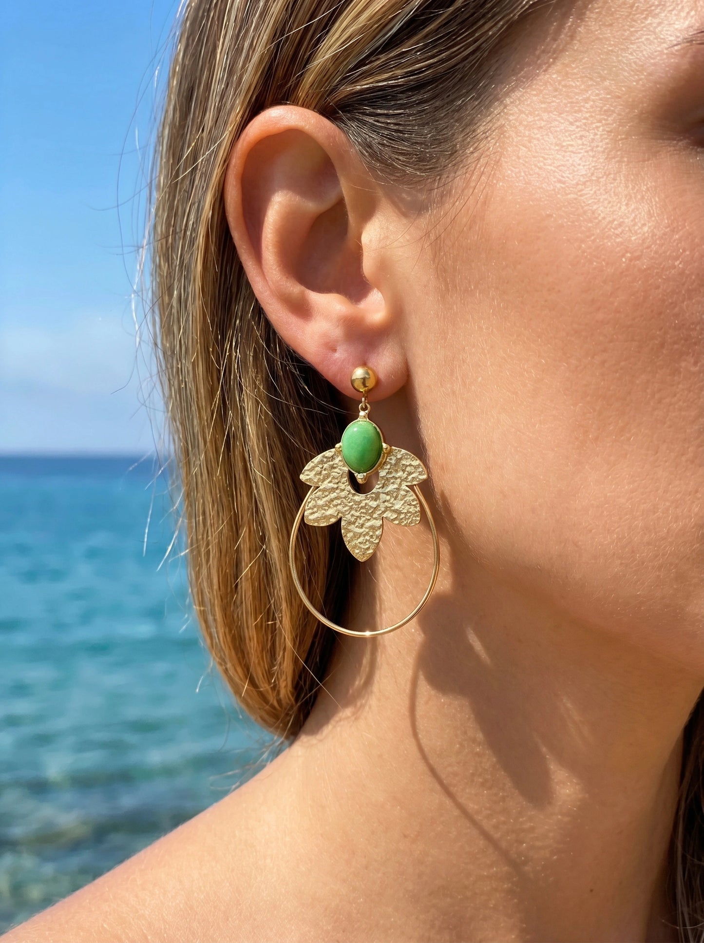 Boucles d’oreilles en acier inoxydable