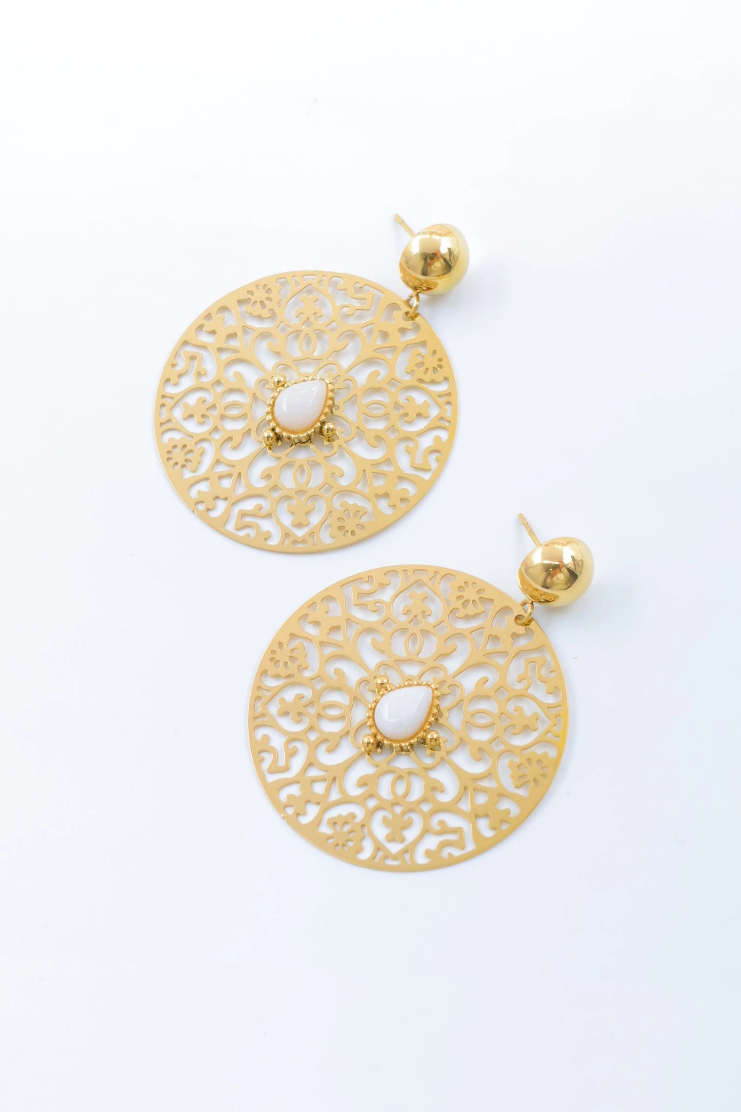 Boucles d’oreilles en acier inoxydable