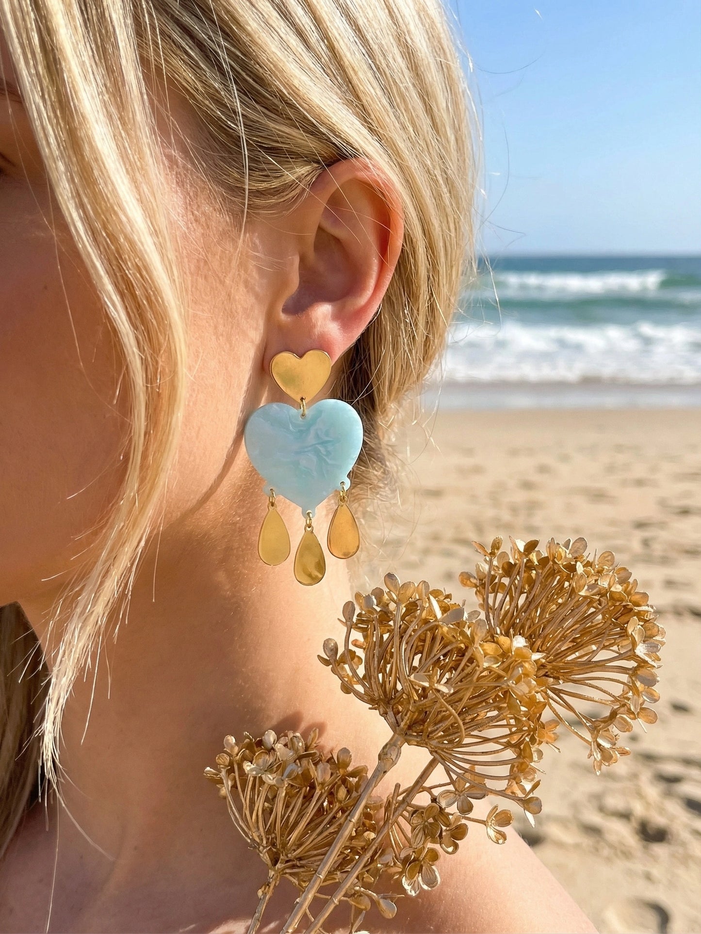 Boucles d’oreilles en acier inoxydable
