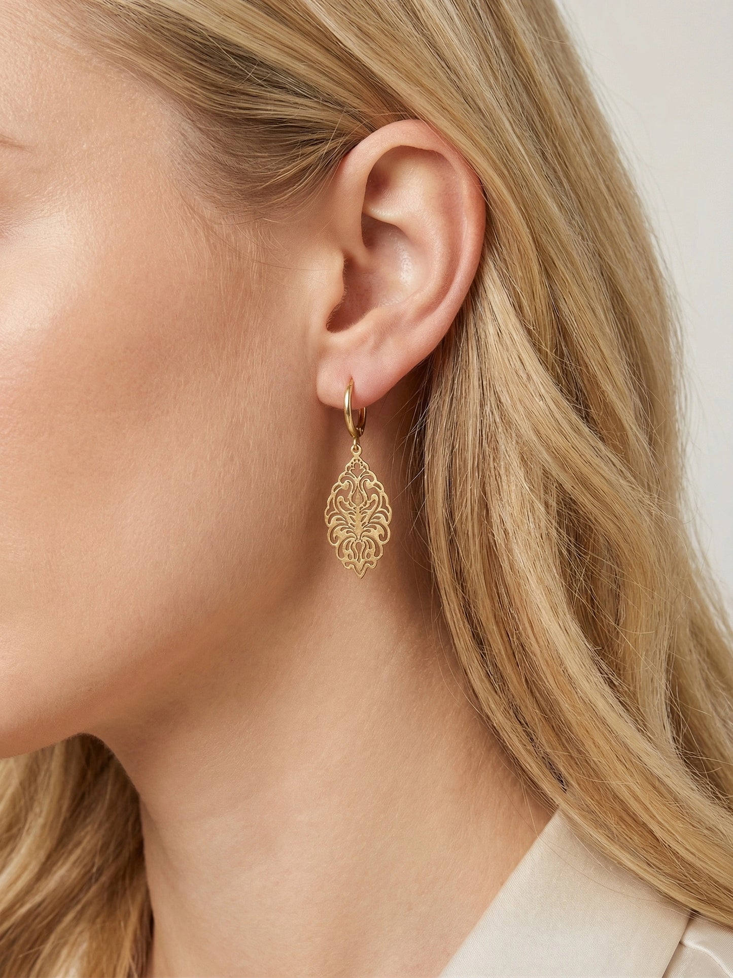 Boucles d’oreilles en acier inoxydable