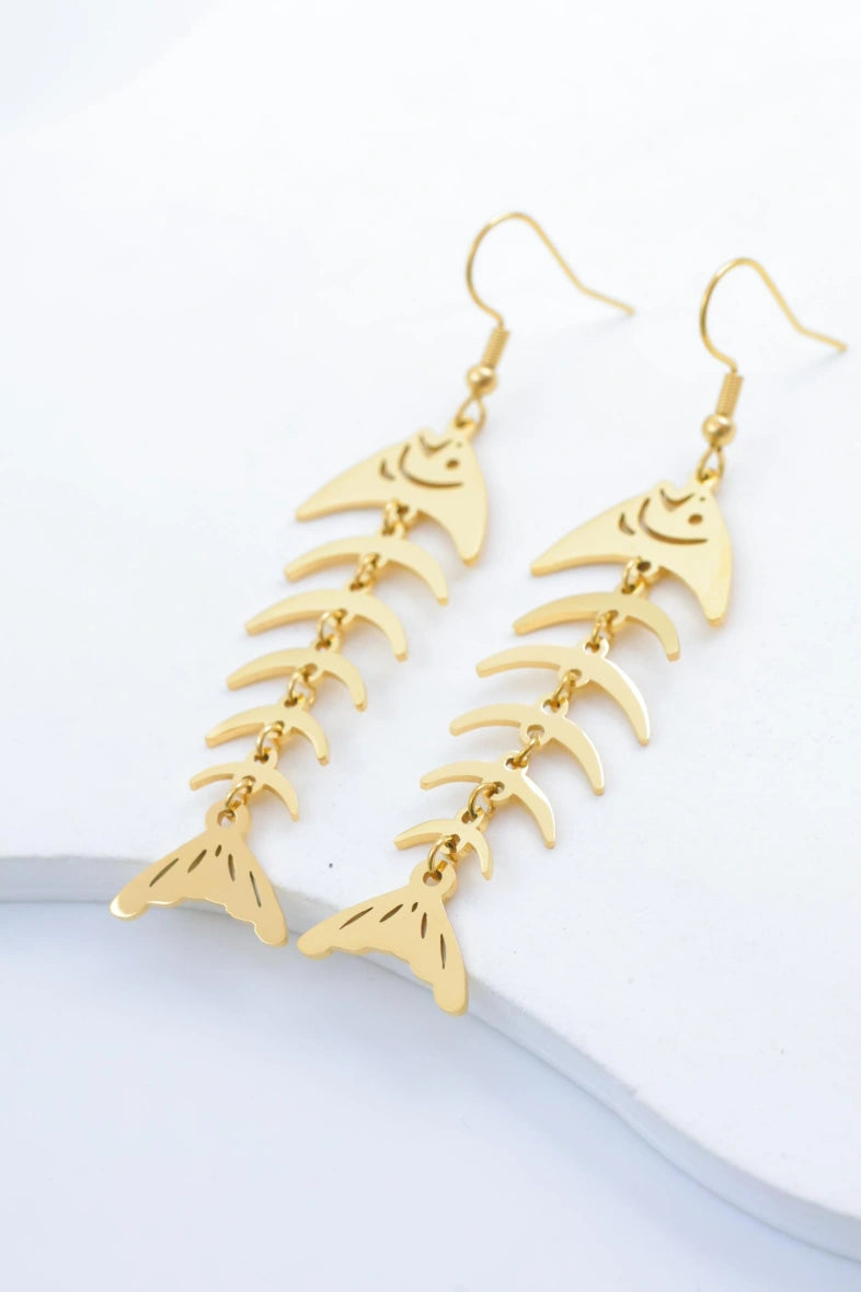 Boucles d'oreilles en acier inoxydable - DORÉ
