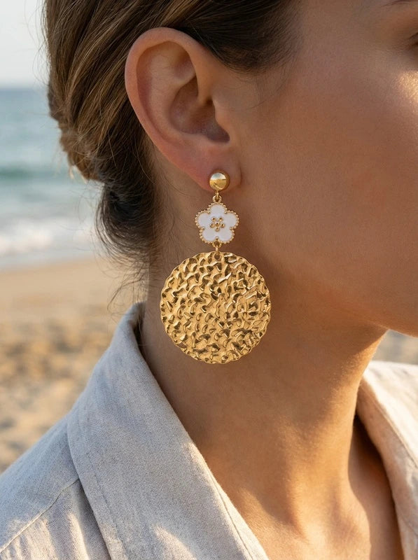 Boucles d’oreilles en acier inoxydable