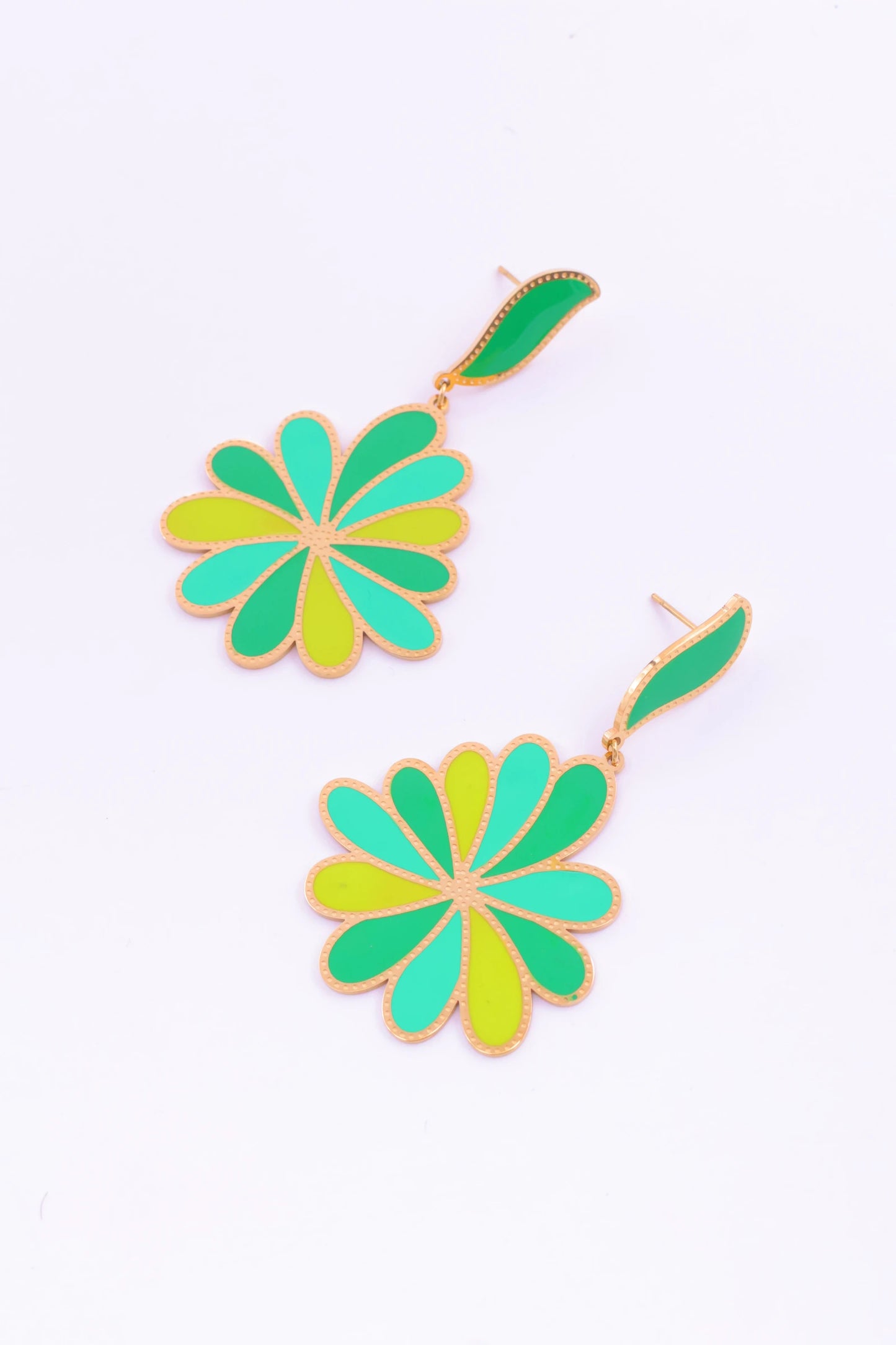 Boucles d’oreilles en acier inoxydable