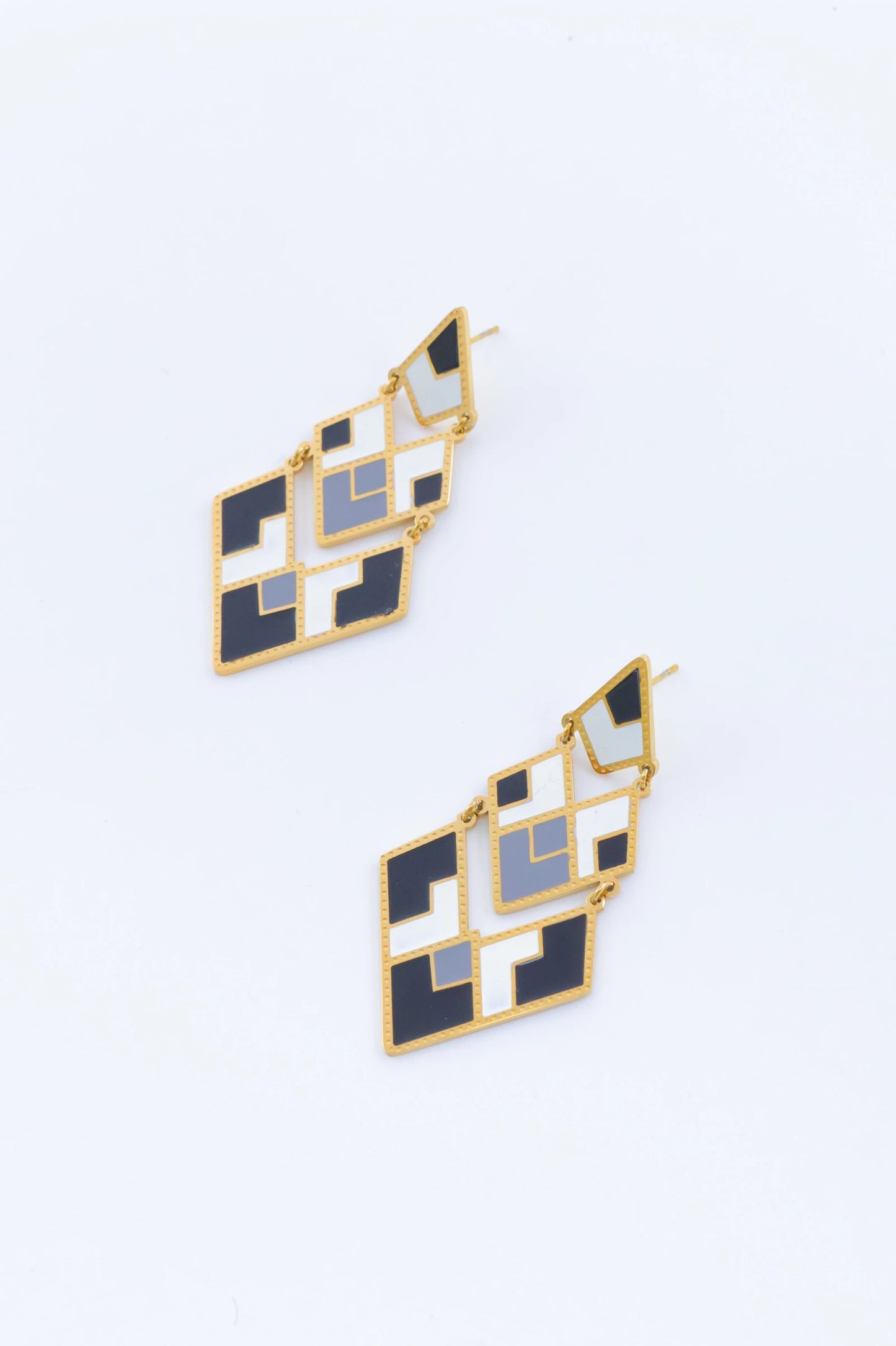 Boucles d’oreilles en acier inoxydable