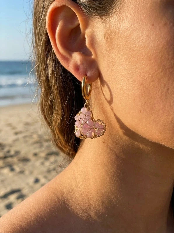 Boucles d’oreilles en acier inoxydable