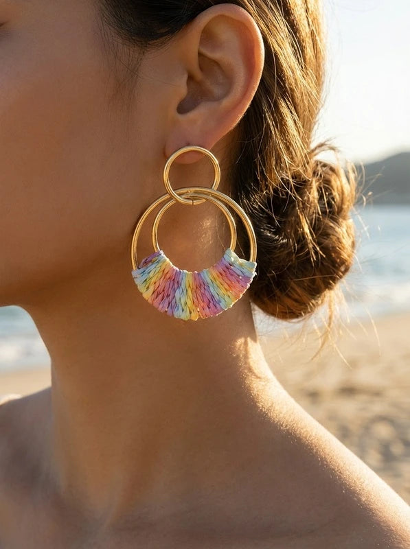 Boucles d’oreilles en acier inoxydable