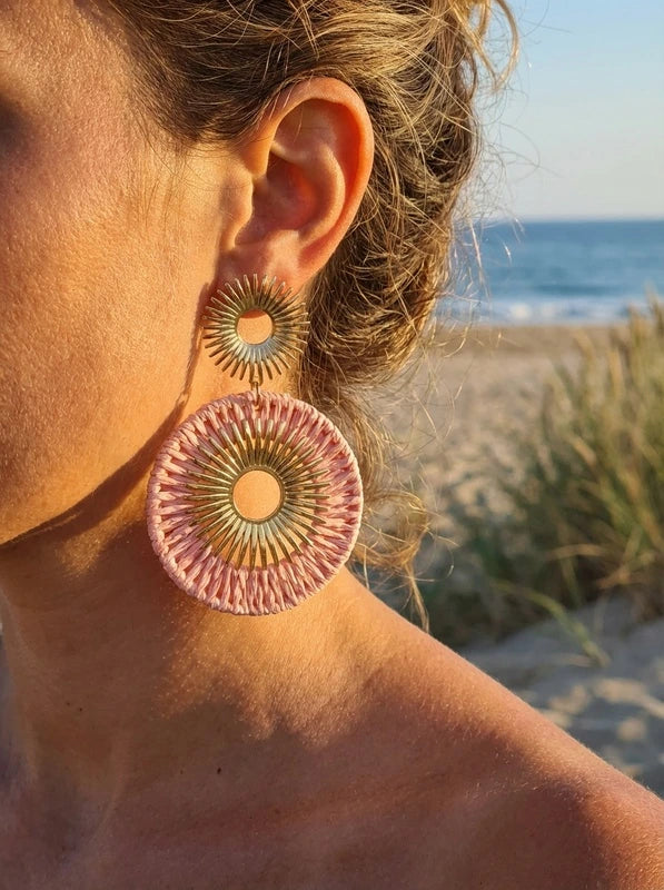 Boucles d’oreilles en acier inoxydable