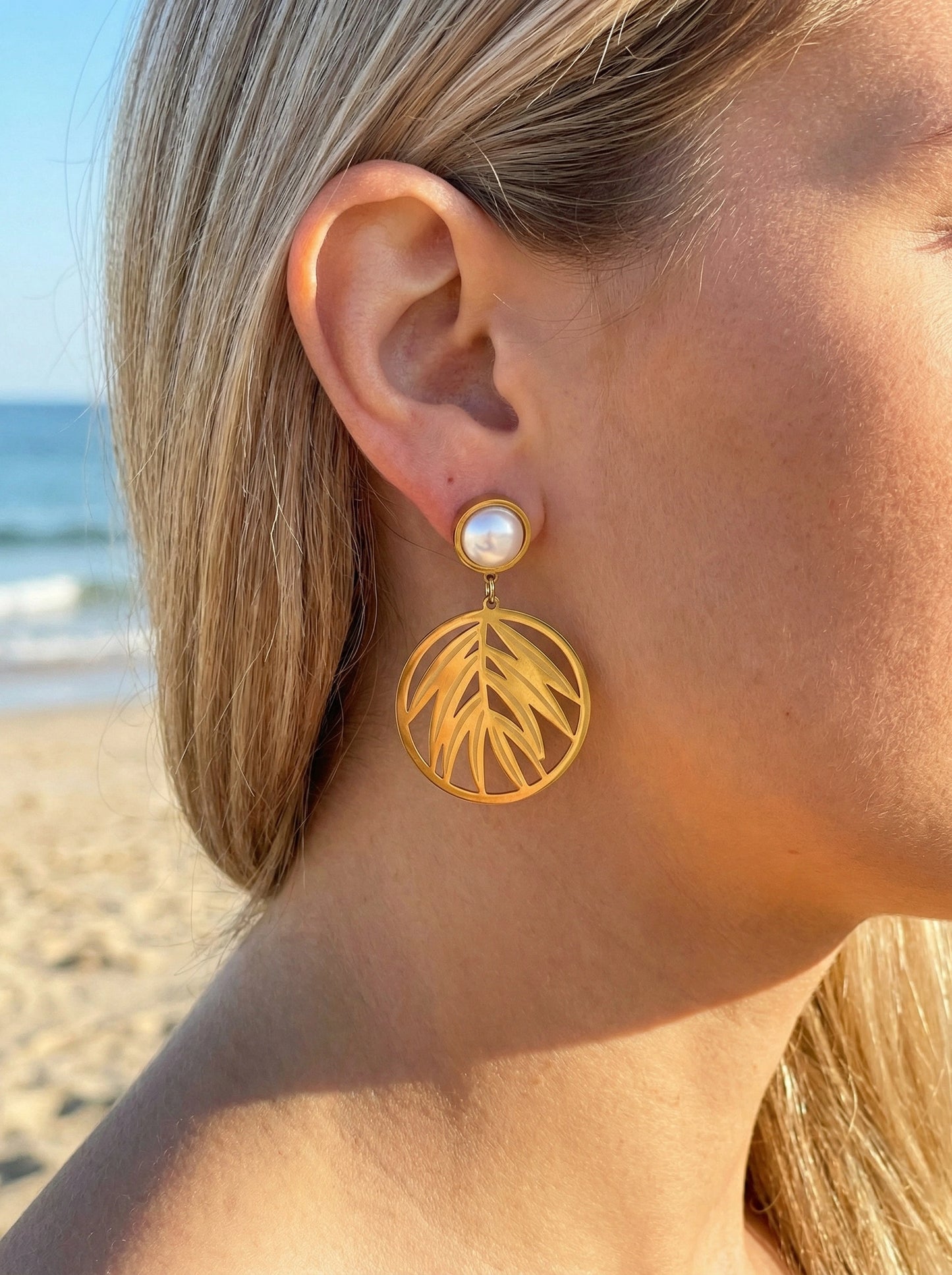 Boucles d’oreilles en acier inoxydable