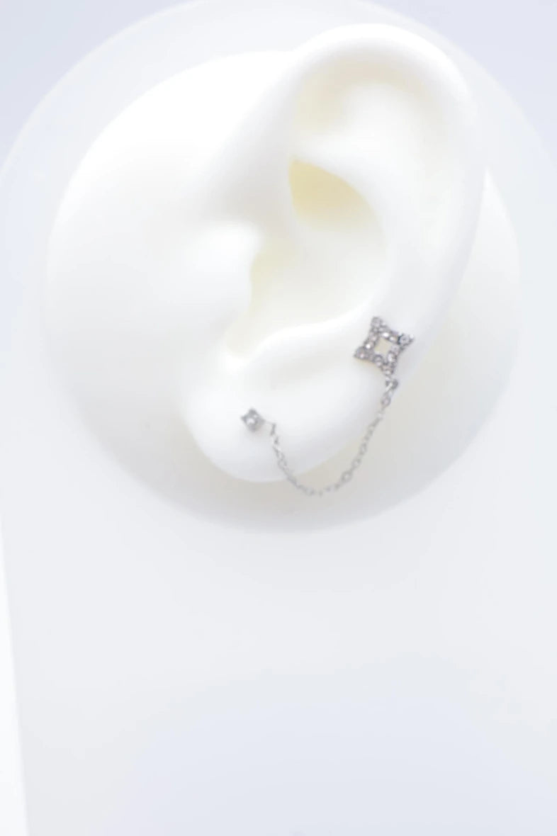 Boucles d’oreilles en acier inoxydable