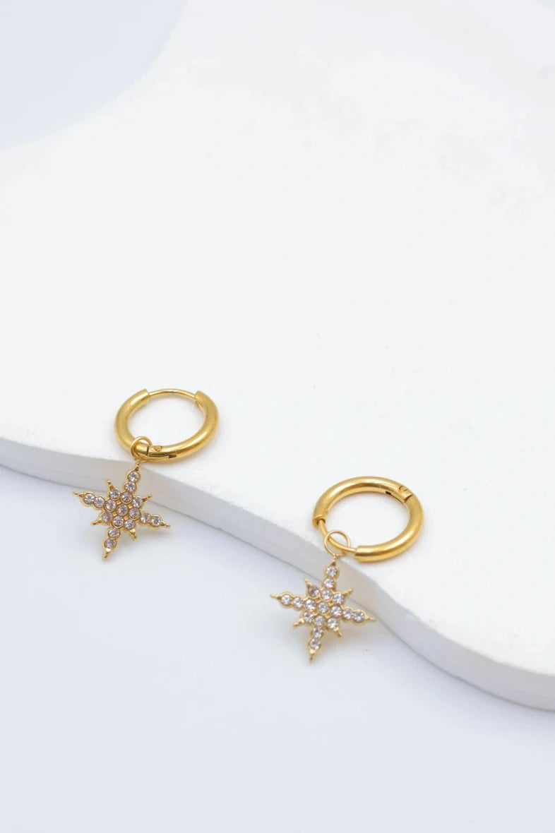 Boucles d’oreilles en acier inoxydable