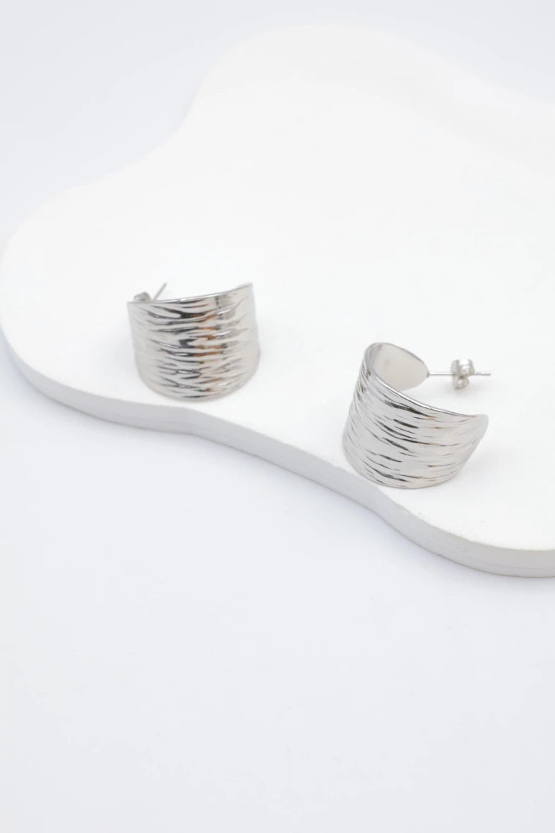 Boucles d’oreilles en acier inoxydable