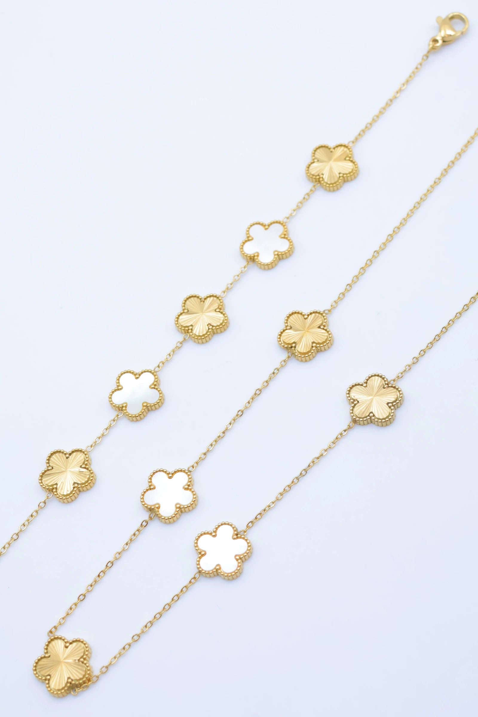 Parure de bijoux en acier inoxydable - DORÉ