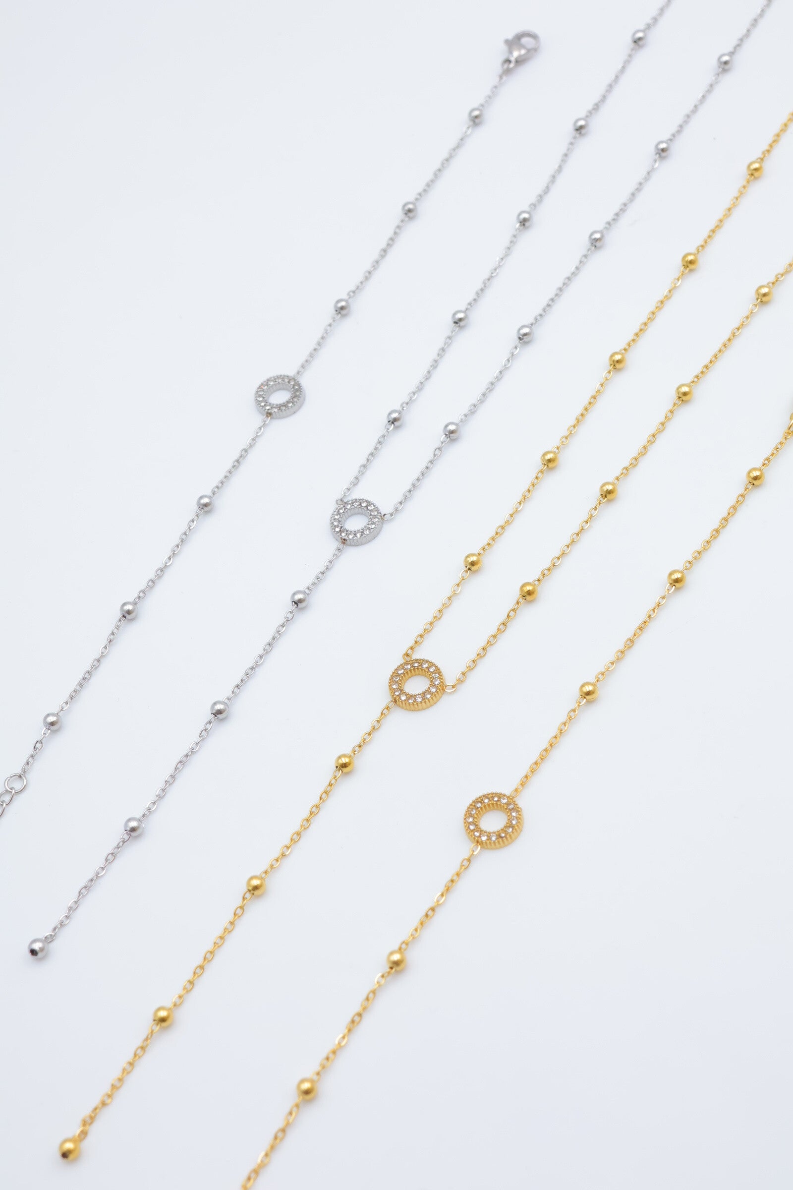 Parure de bijoux en acier inoxydable - DORÉ