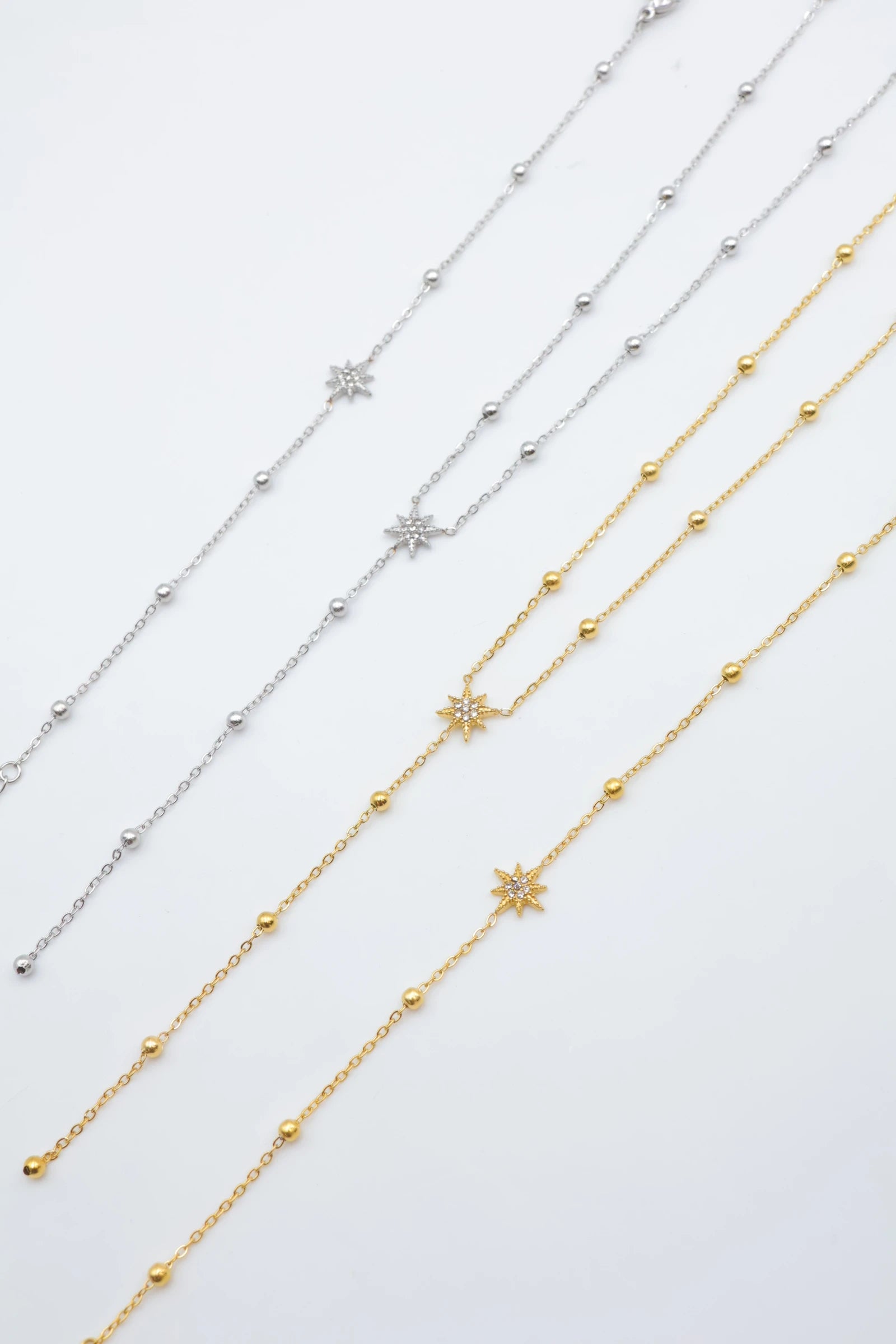 Parure de bijoux en acier inoxydable - DORÉ