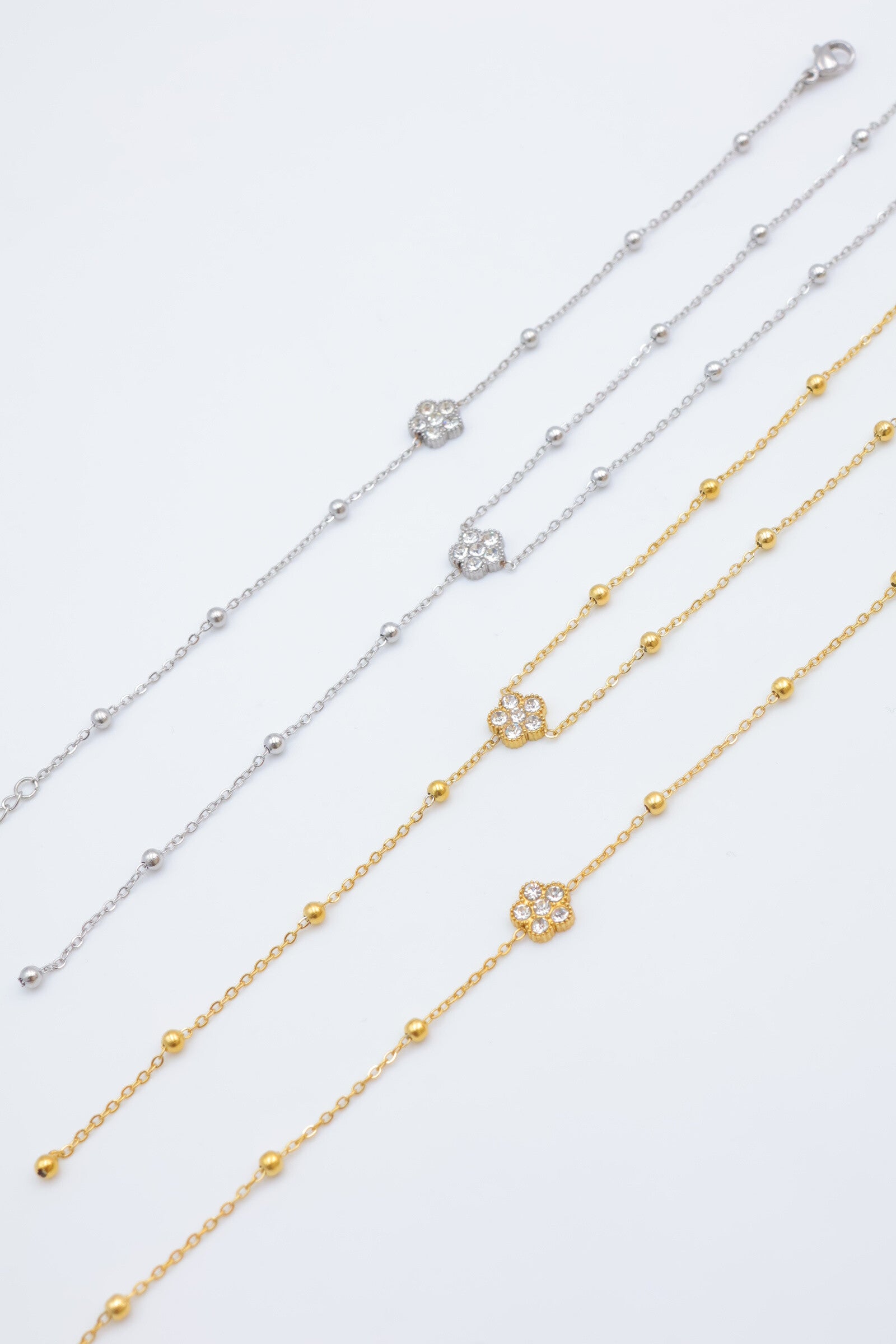 Parure de bijoux en acier inoxydable - DORÉ