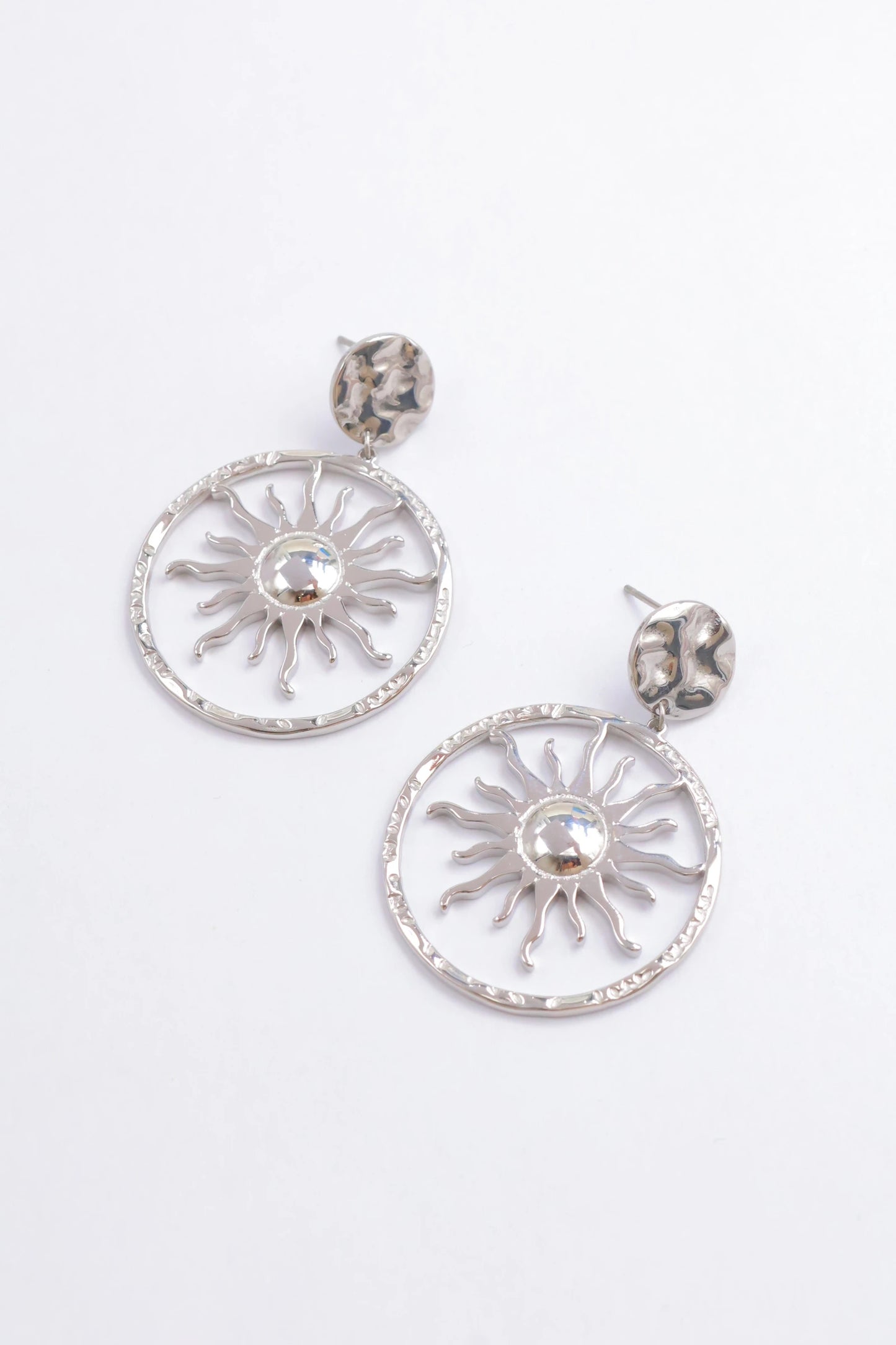 Boucles d’oreilles en acier inoxydable