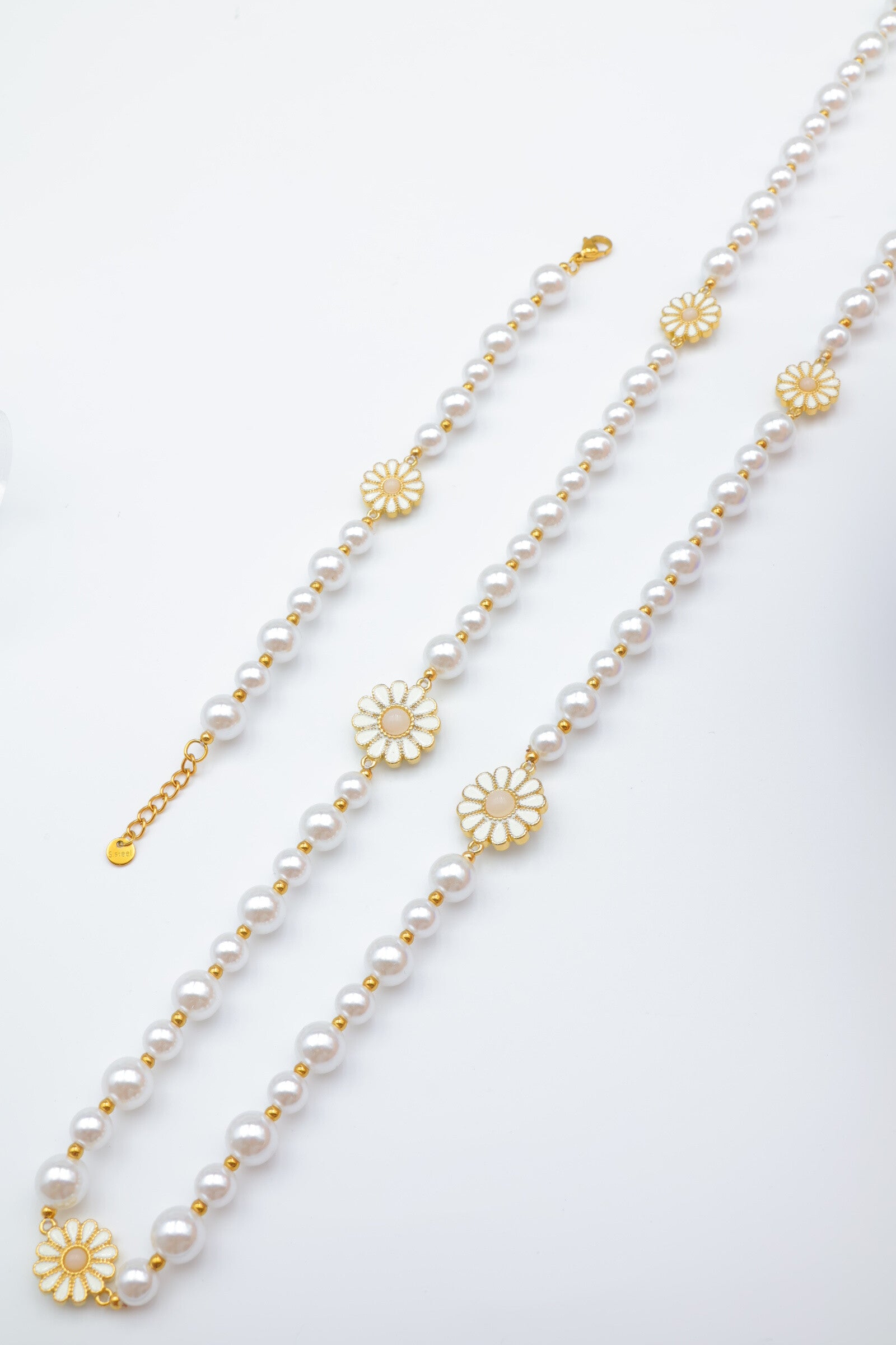 Parure de bijoux en acier inoxydable - DORÉ