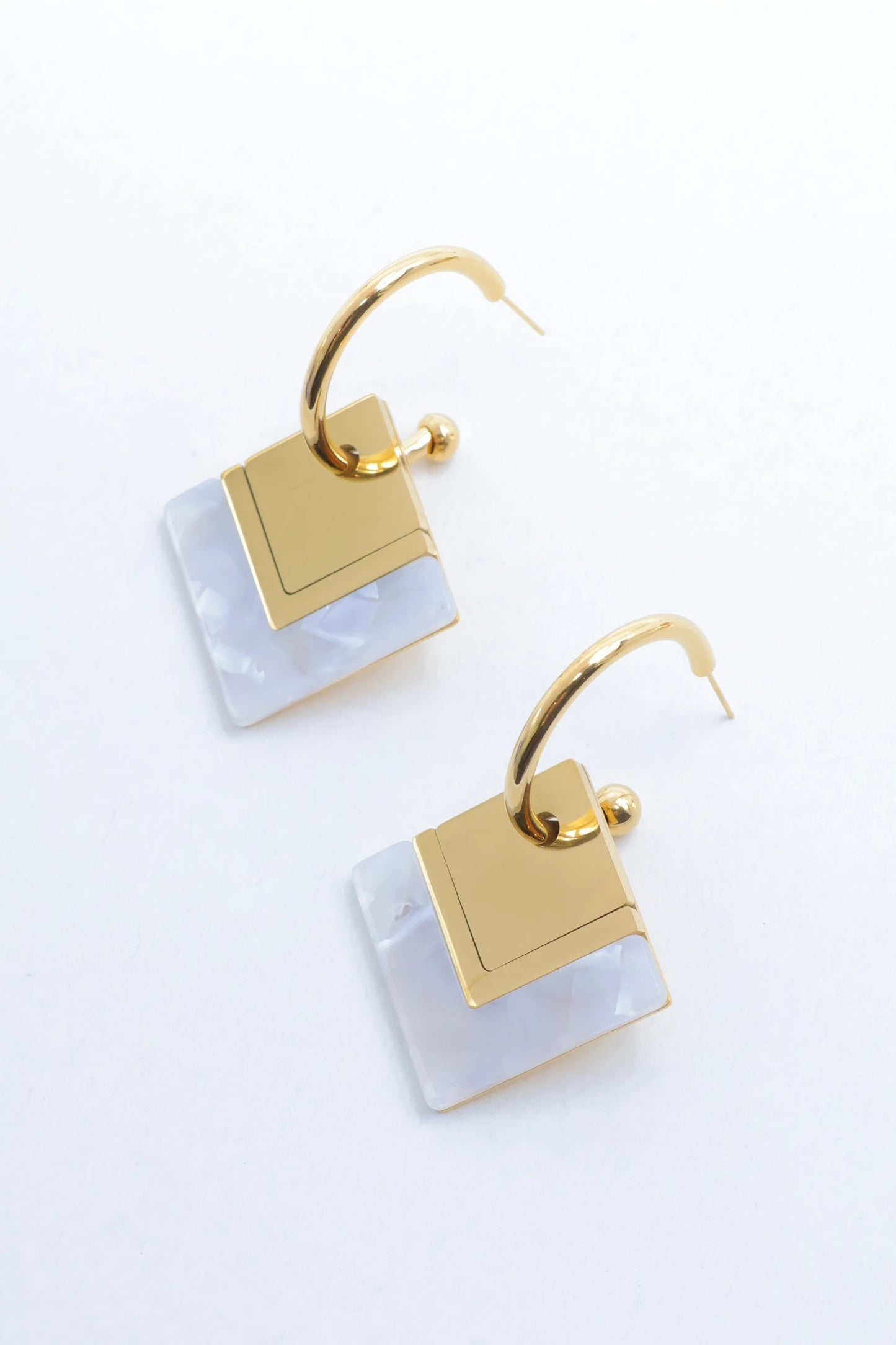 Boucles d’oreilles en acier inoxydable