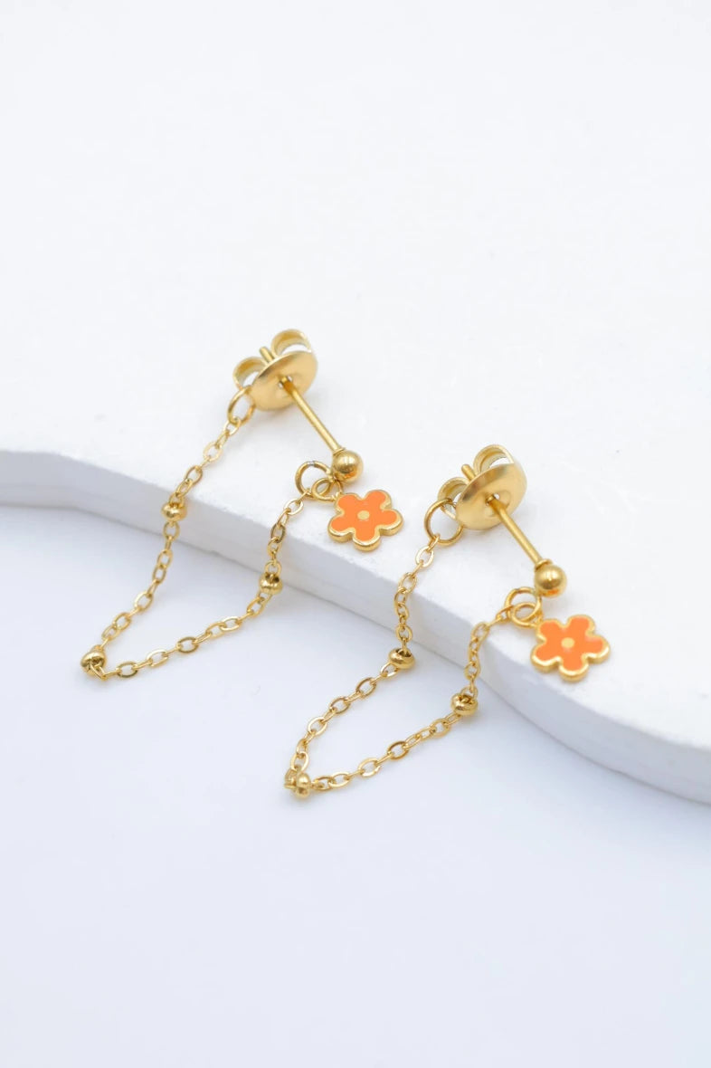 Boucles d’oreilles en acier inoxydable