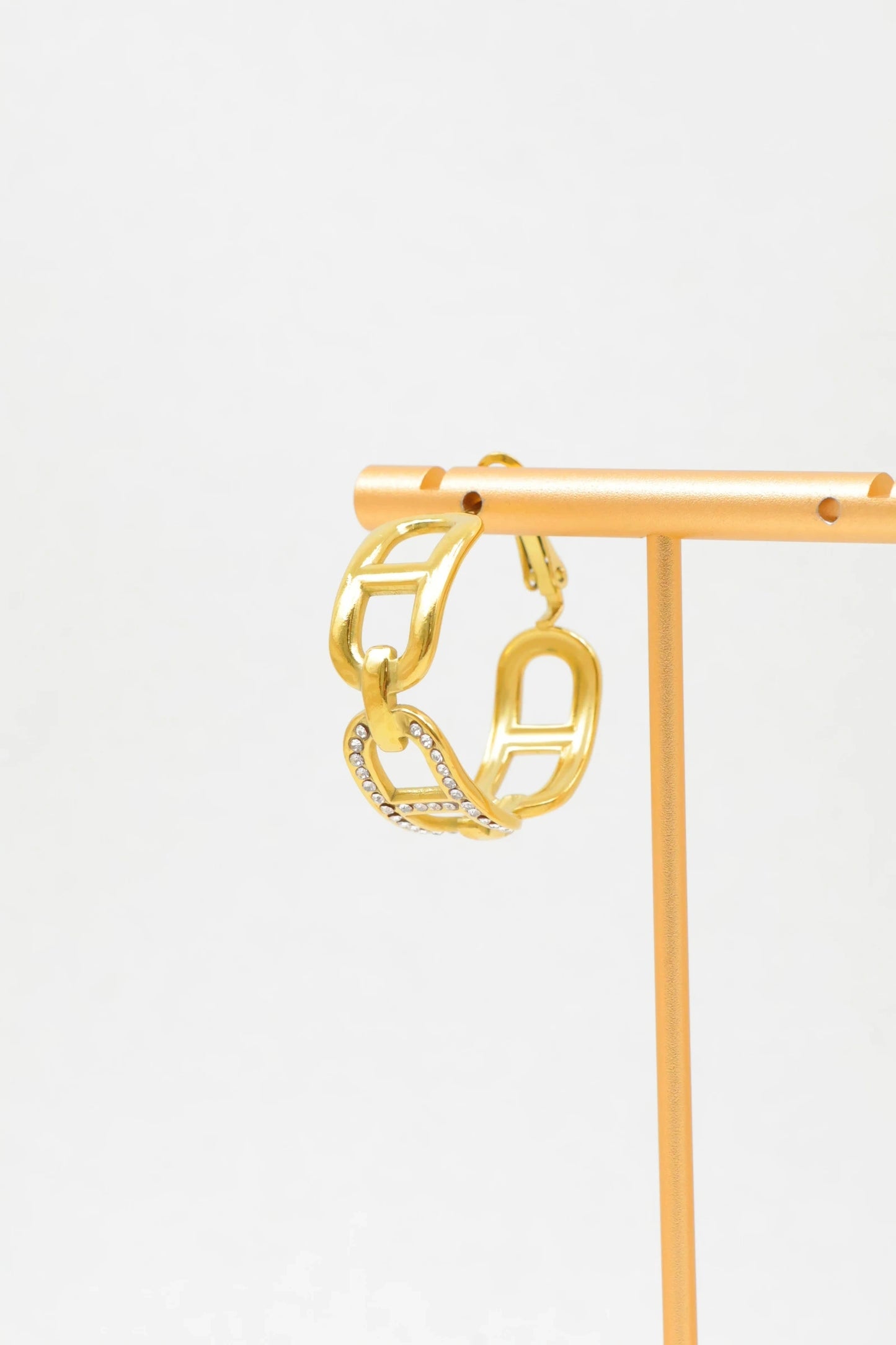 Boucles d’oreilles en acier inoxydable