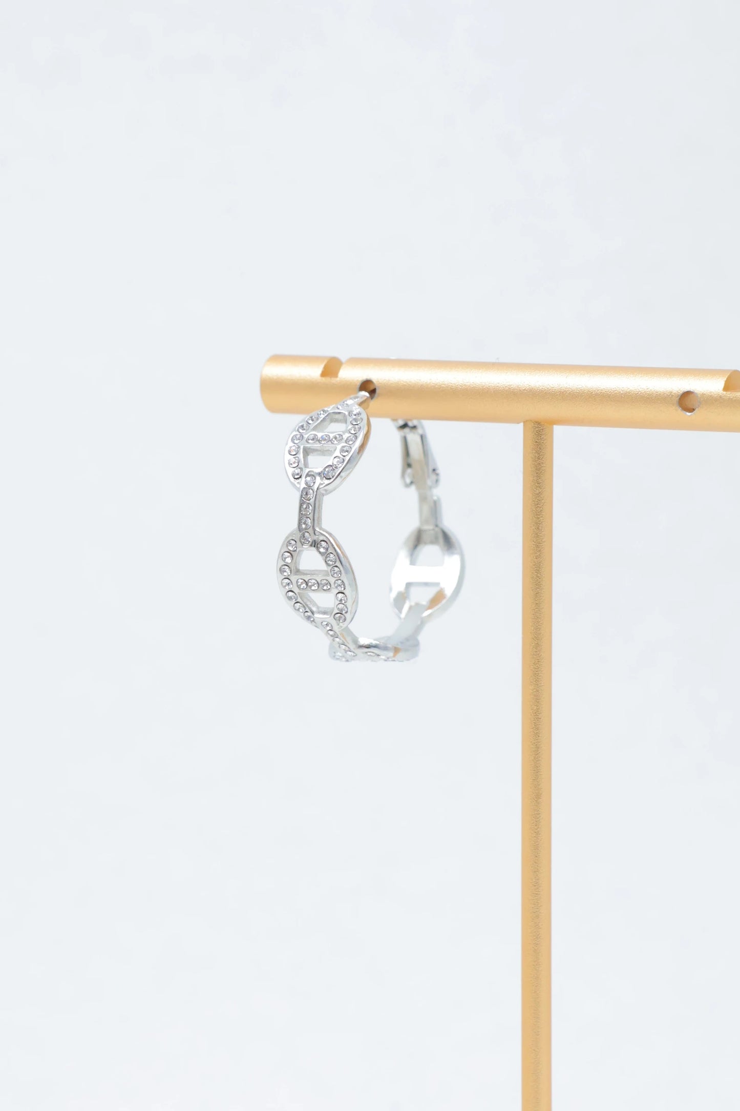 Boucles d’oreilles en acier inoxydable