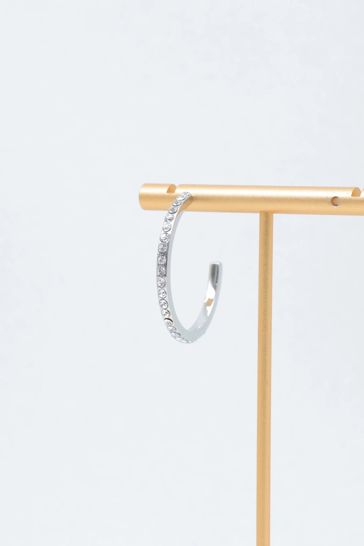 Boucles d’oreilles en acier inoxydable