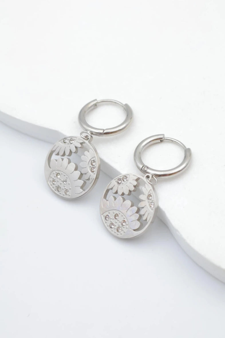 Boucles d’oreilles en acier inoxydable
