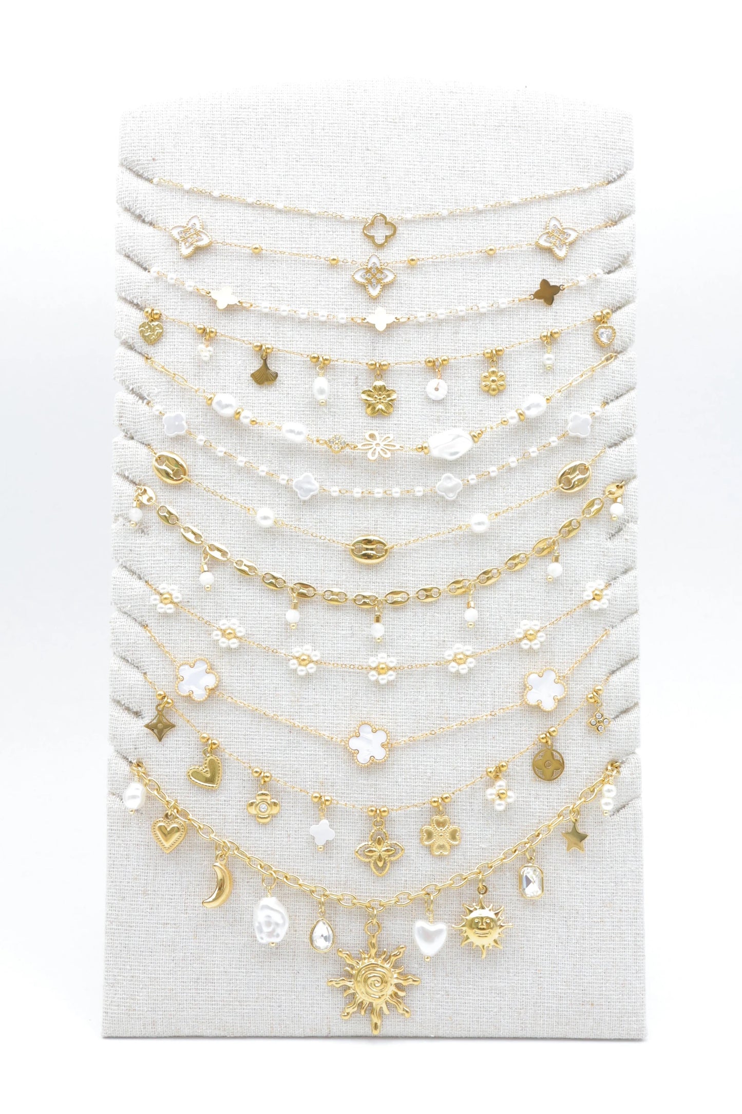 Lots de bijoux avec présentoir