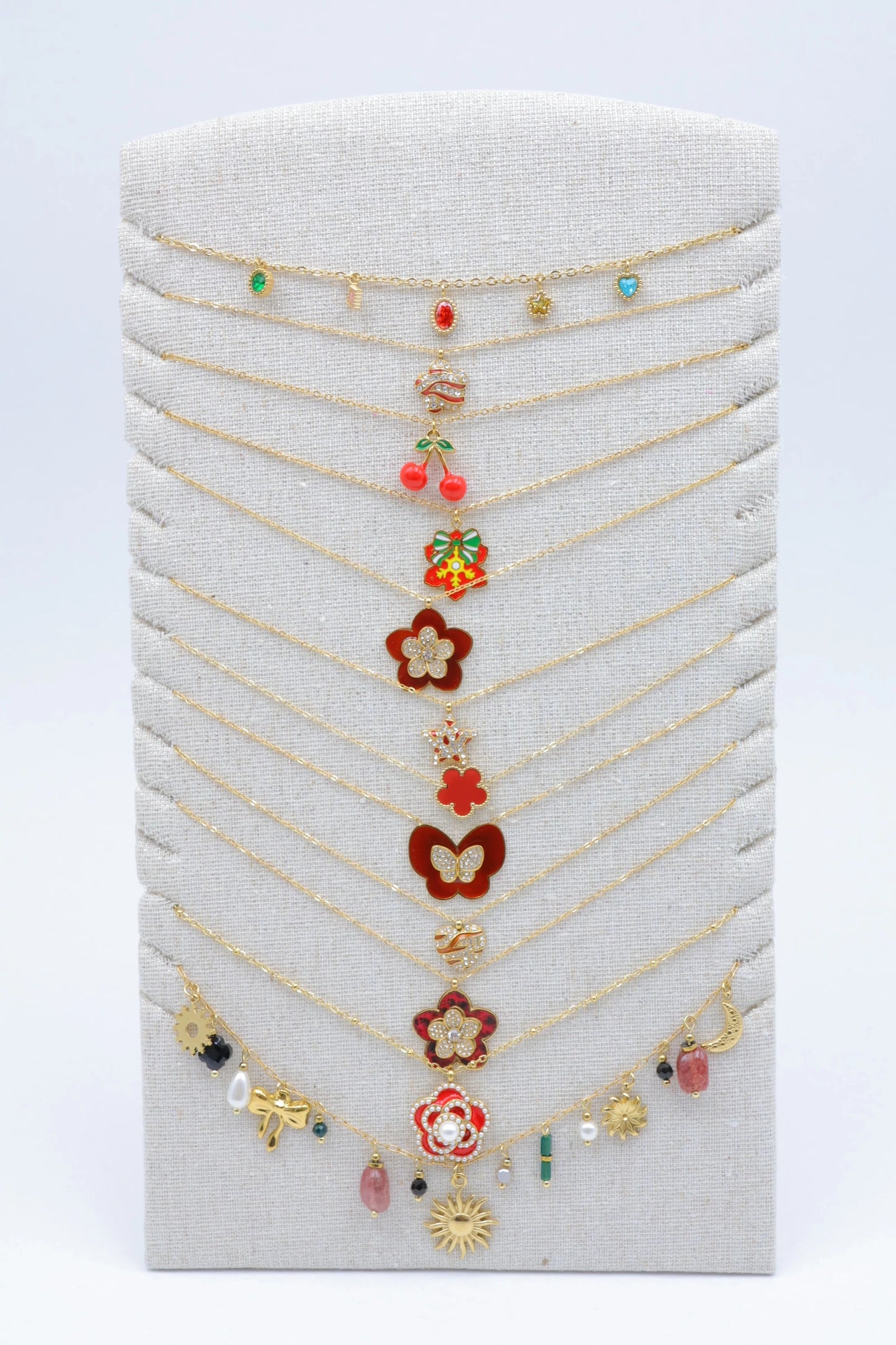 Lots de bijoux avec présentoir