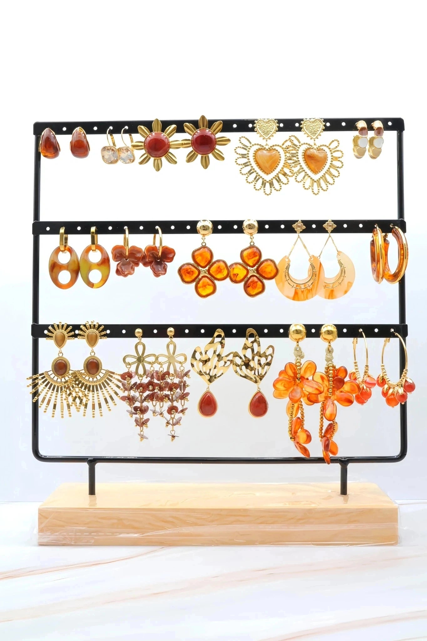 Lots de bijoux avec présentoir