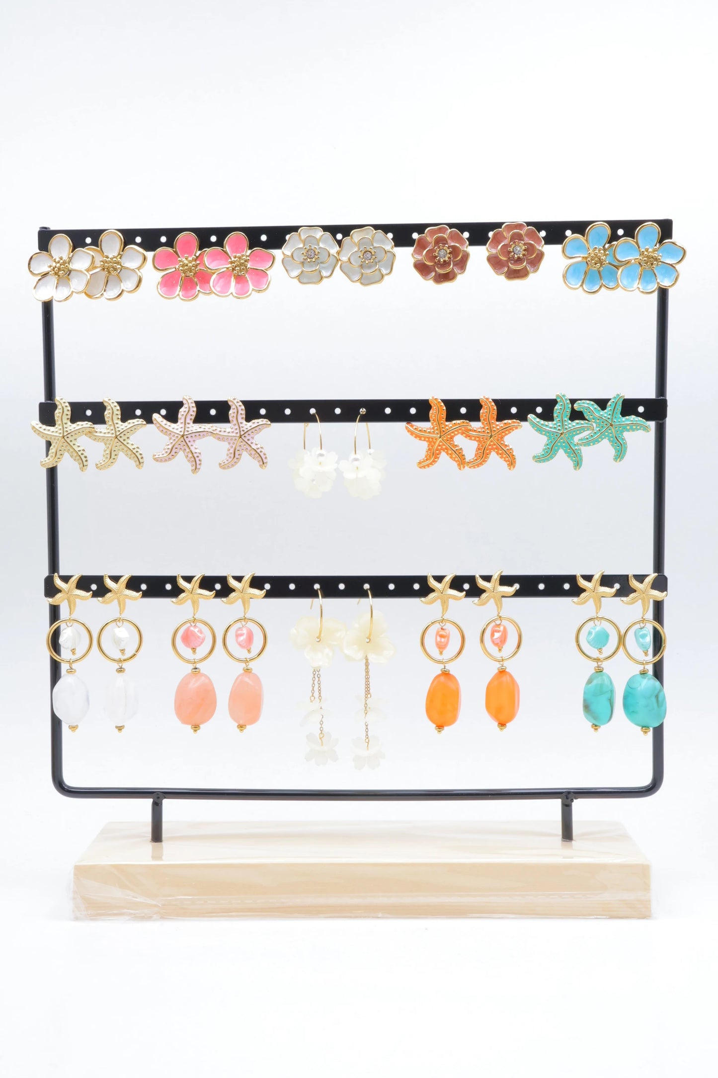 Lots de bijoux avec présentoir