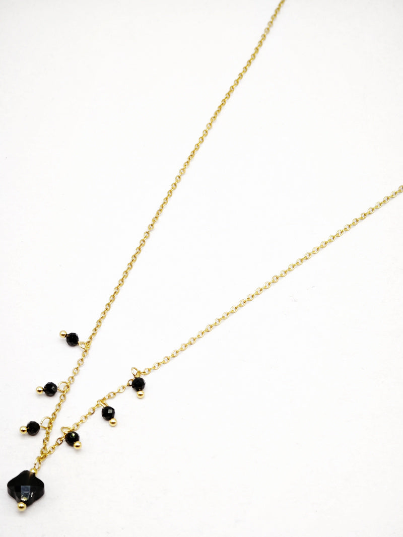 Collier en acier inoxydable - NOIR