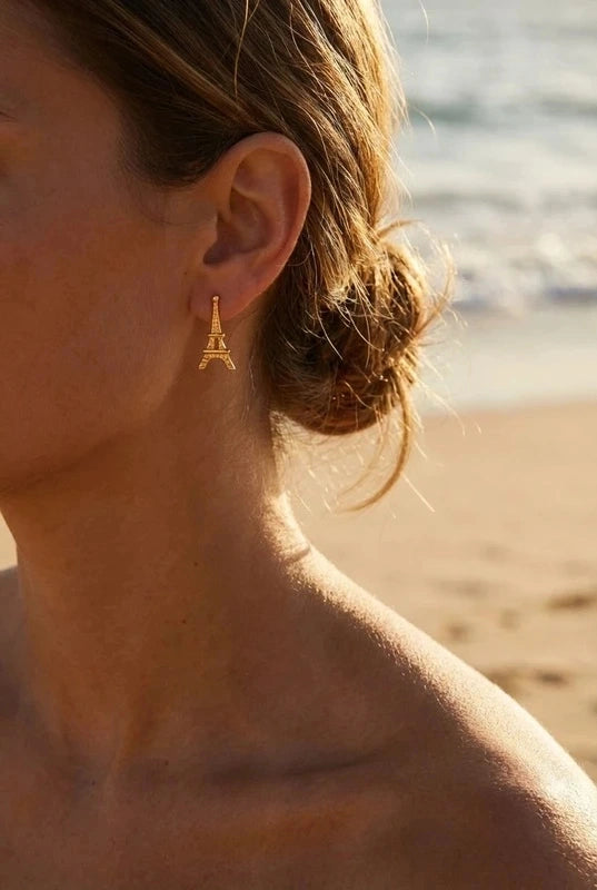 Boucles d’oreilles inox femme en gros tendance